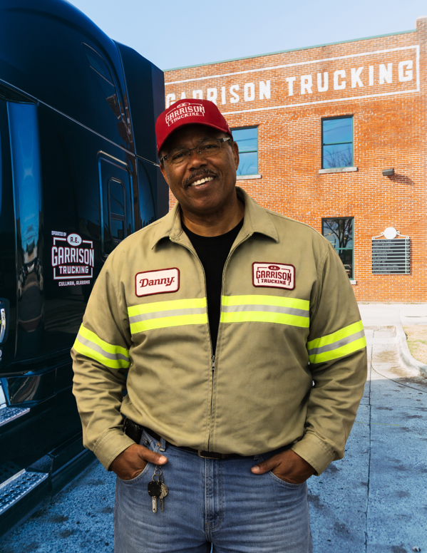 Happy R.E. Garrison trucker